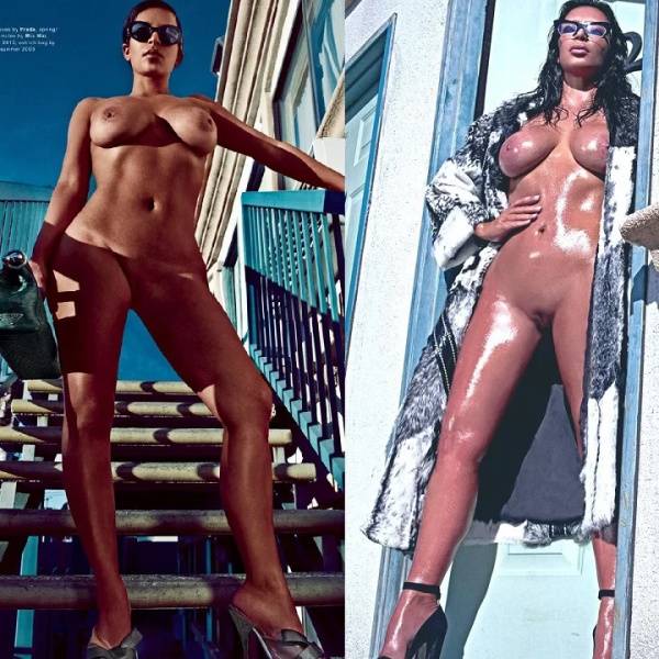 Kim Kardashian Nudes Fashion Magazine Photoshoot Leaked on fanspics.net