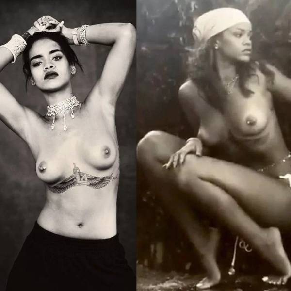 Rihanna Modeling Photoshoot Nudes  on fanspics.net
