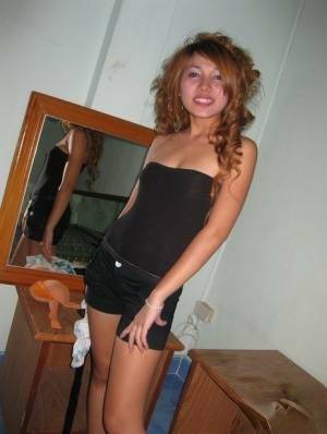 Cute Thai girl with a shaved pussy takes a shower before sex with a Farang - Thailand on fanspics.net