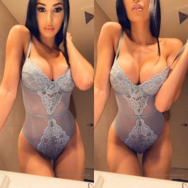 Amber Quinn Sexy One-Piece Lingerie Onlyfans Video  - Usa on fanspics.net