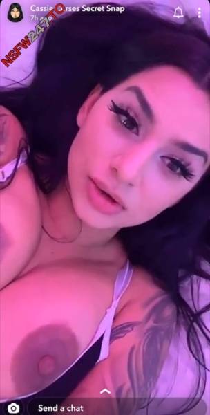 Cassie Curses big boobs & pussy tease snapchat premium xxx porn videos on fanspics.net