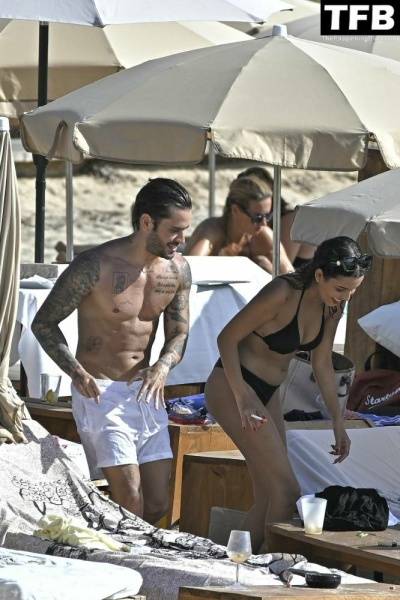 Rodri Fuertes Enjoys a Day with a Girl on the Beach in Ibiza on fanspics.net