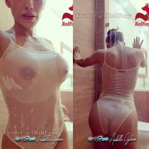 Anabella Galeano Nude Swimsuit Shower Video  on fanspics.net
