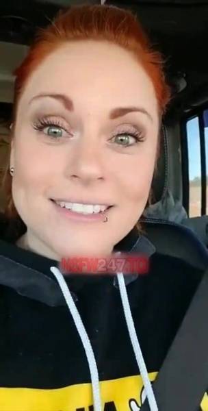 Chrissy Leblanc flashing in car snapchat premium xxx porn videos on fanspics.net