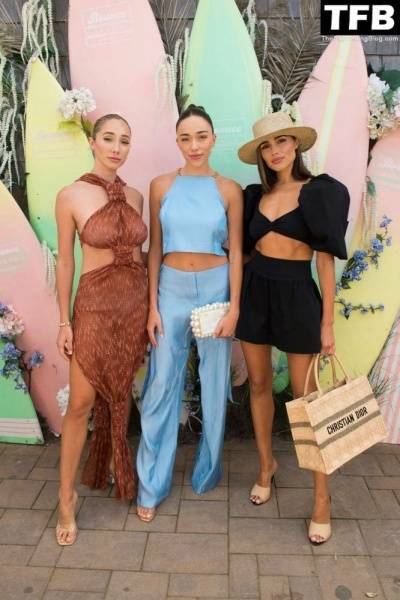 Olivia Culpo Flaunts Her Slender Legs at Bounce Beach on fanspics.net