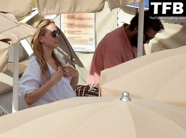 Mia Goth & Shia LaBeouf Enjoy Their Holidays in Portofino on fanspics.net