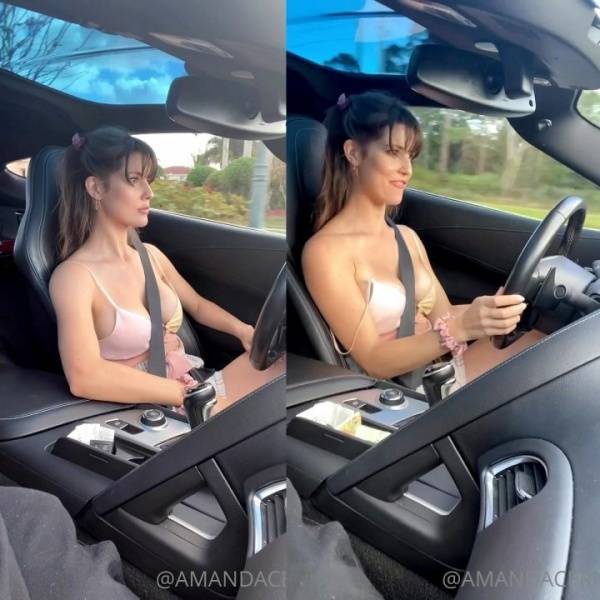 Amanda Cerny Shirtless Driving OnlyFans Video  - Usa on fanspics.net