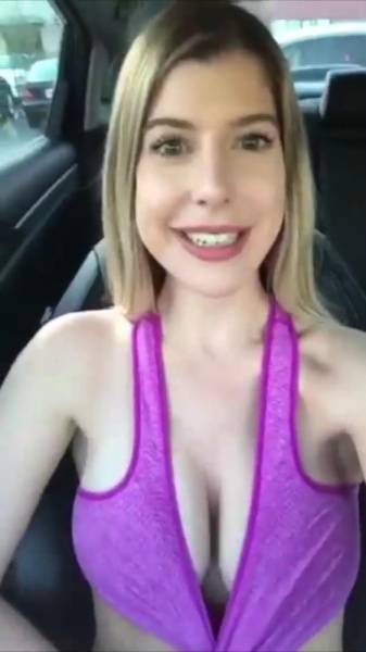 Andie Adams public parking pussy fingering in car snapchat premium xxx porn videos on fanspics.net