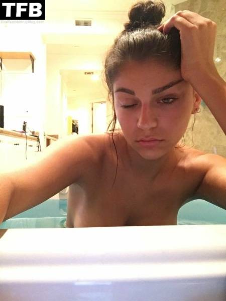 Andrea Russett Topless & Sexy Collection on fanspics.net