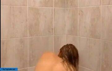 Sexy Therealbrittfit Nude Shower Dildo Fuck Onlyfans Video on fanspics.net
