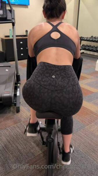 Christina Khalil Gym Ass Leggings Strip Onlyfans Video Leaked on fanspics.net