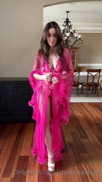 Christina Khalil Pink Micro Bikini PPV Onlyfans Video Leaked on fanspics.net