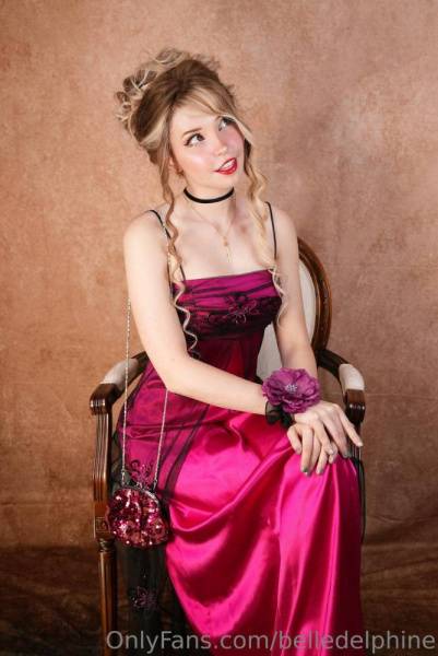 Belle Delphine Nude Prom Night Red Dress Onlyfans Set Leaked on fanspics.net