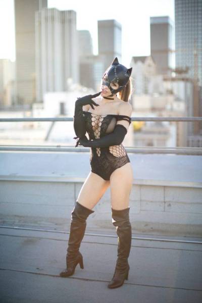 Liz Katz Nude Catwoman Bondage Cosplay Onlyfans Set Leaked on fanspics.net