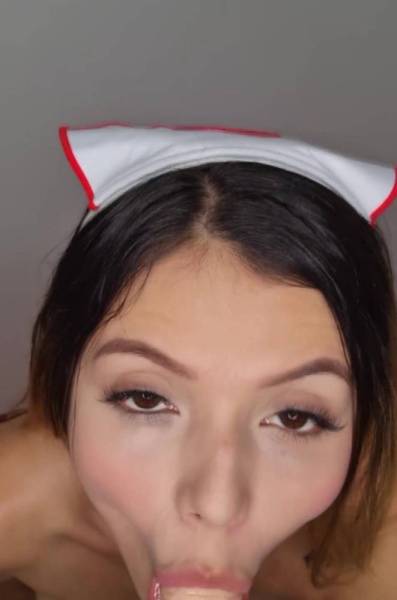This naughty nurse gives you a special treatment! It was so sloppy with your big dick on fanspics.net