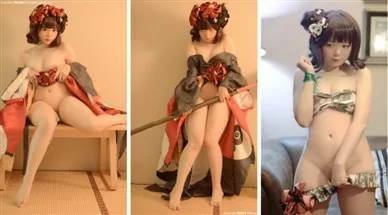 Nikumikyo Hokusai Nude Cosplayer Video on fanspics.net