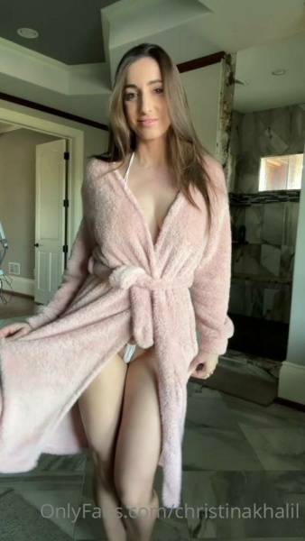 Christina Khalil Nude Shower Dildo Handjob PPV Onlyfans Video Leaked on fanspics.net