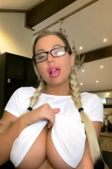 Hot secretary with huge tits gives you Swedish JOI - Sweden on fanspics.net
