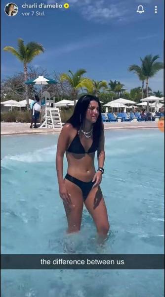 Charli D 19Amelio Bikini Wave Pool Video Leaked - Usa on fanspics.net