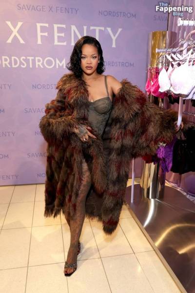 Rihanna Looks Sexy at the Savage x Fenty Launch (10 Photos) on fanspics.net