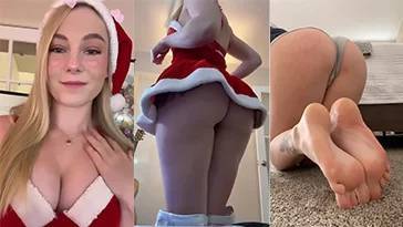 STPeach Christmas Lingerie Sexy Twitch Lisapeachy Video on fanspics.net