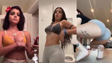 Malu Trevejo Nipple Slip Twerking  Live Video on fanspics.net