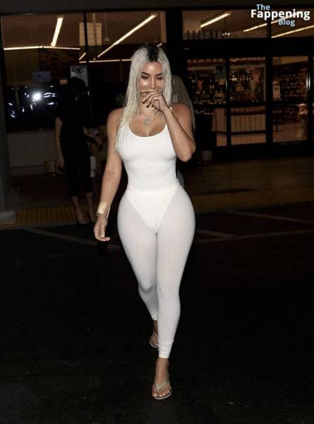 Kim Kardashian Shows Off Her Curves in WeHo (10 Photos) on fanspics.net