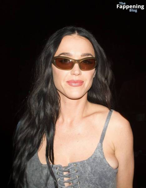 Braless Katy Perry Leaves Crillon Hotel For Dinner in Paris (120 Photos) on fanspics.net
