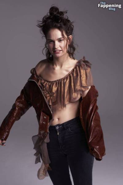 Lily James Nude & Sexy – Glamour Magazine (45 Outtake Photos) on fanspics.net