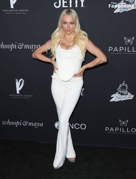 Lindsey Pelas Displays Nice Cleavage at Whoopi Goldberg’s New Cannabis Brand Party (29 Photos) on fanspics.net