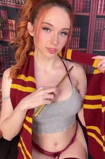 Amouranth Nude Harry Potter Dildo JOI Onlyfans Video Leaked on fanspics.net