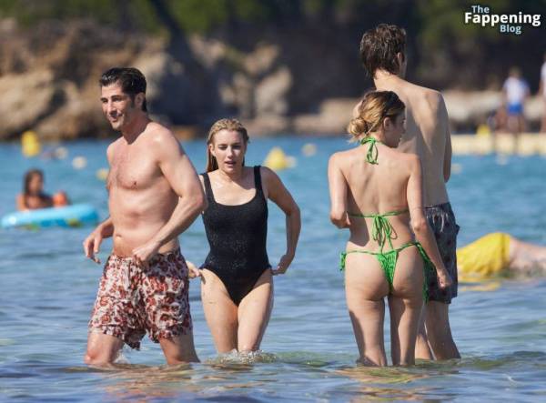 Ashley Benson Shows Off Her Sexy Bikini Body on the Beach in Saint Tropez (29 Photos) on fanspics.net