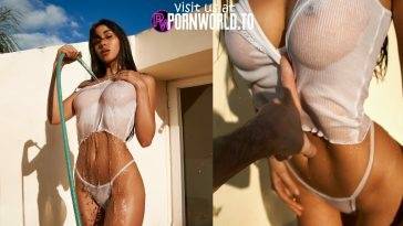 Eden Cohen wet T-shirt nudes only fans  on fanspics.net