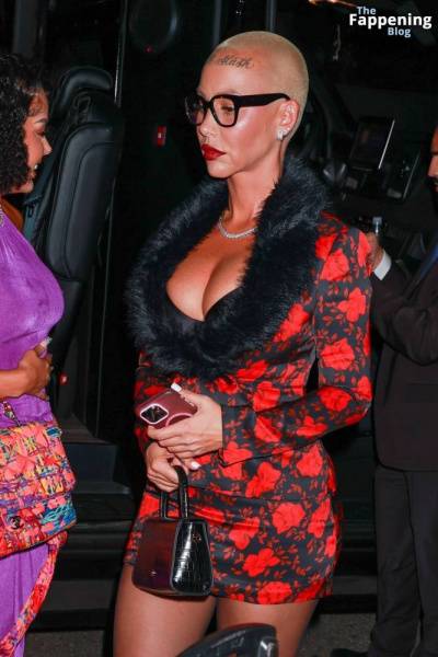 Amber Rose Celebrates Florence Mirsky’s Birthday at Giorgio Baldi (112 Photos) on fanspics.net