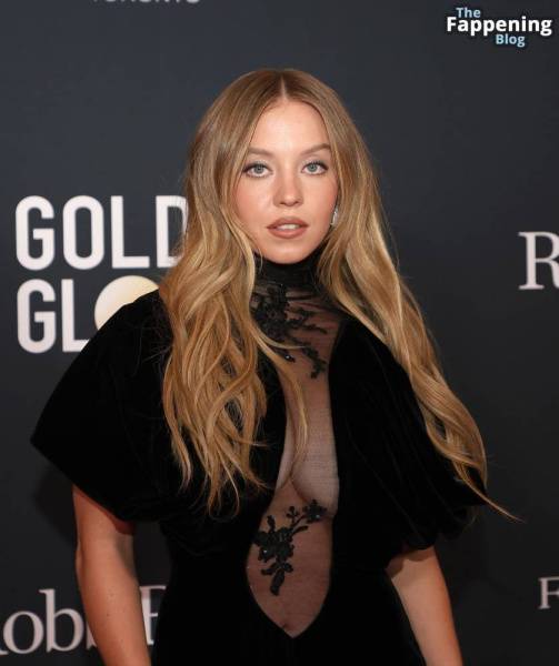 Sydney Sweeney Shows Off Her Sexy Breasts at The Road to the Golden Globes Party (42 Photos) on fanspics.net