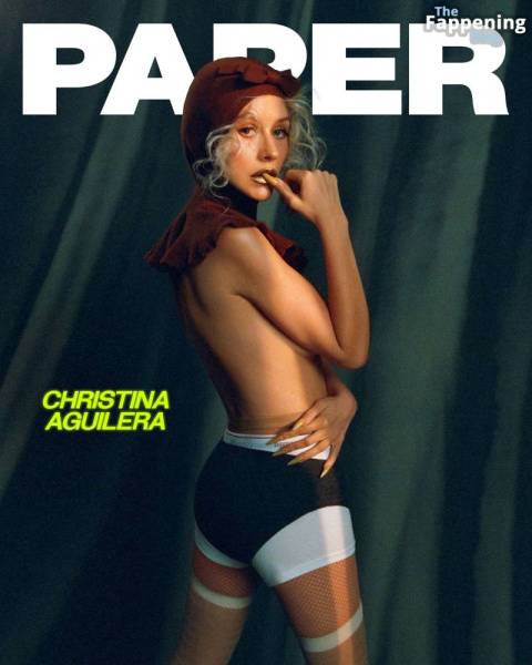 Christina Aguilera Sexy & Topless – Paper Magazine (17 Photos) on fanspics.net